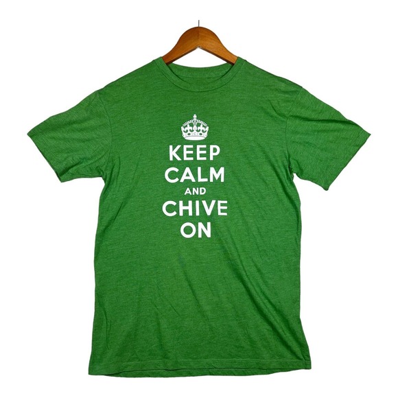 Keep Calm Chive On Tee KCCO Green & Chive DAR Shirt Green Bill Murray T-Shirt S - Picture 1 of 4